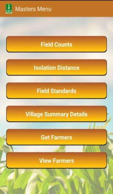 Masters menu