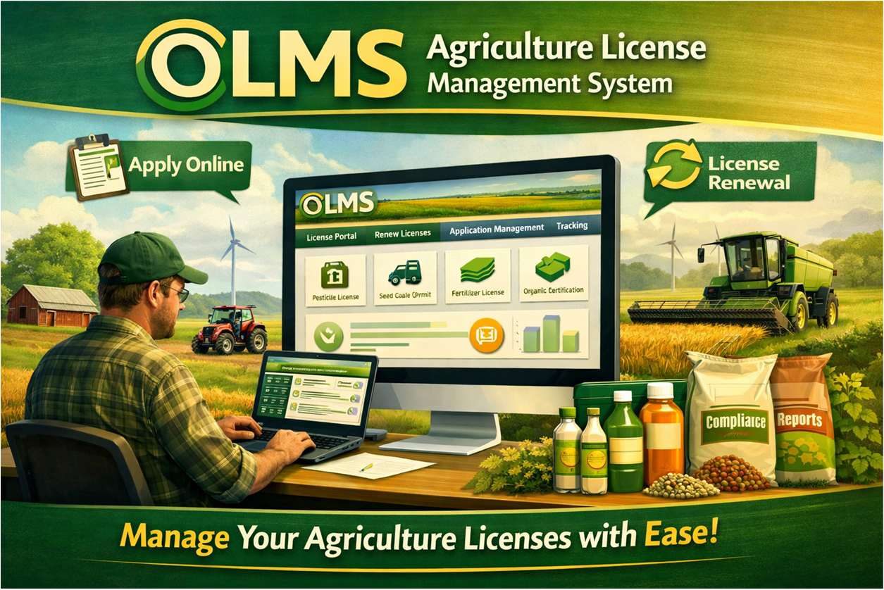 OLMS Agriculture License Management System